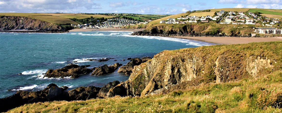 View of the South Devon coastline