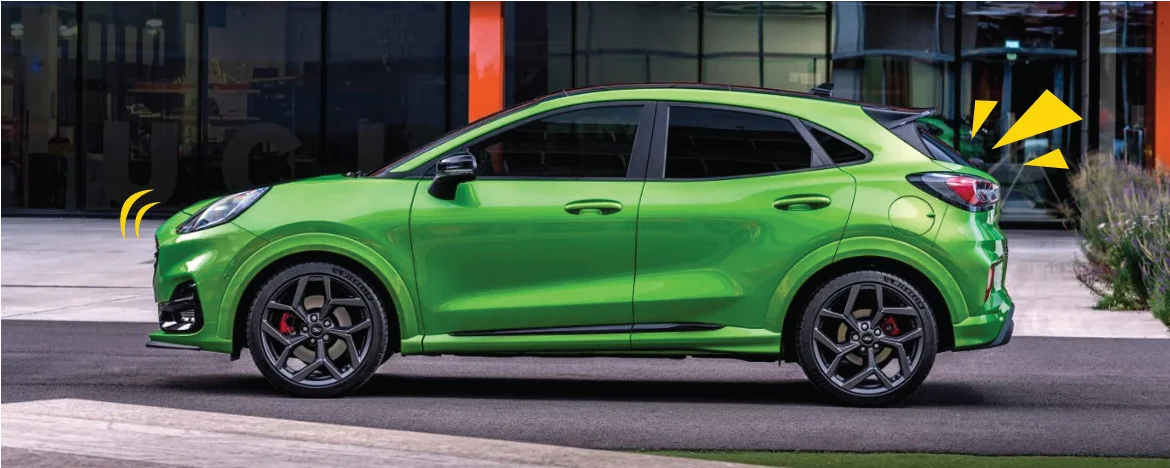 Green Ford Puma ST