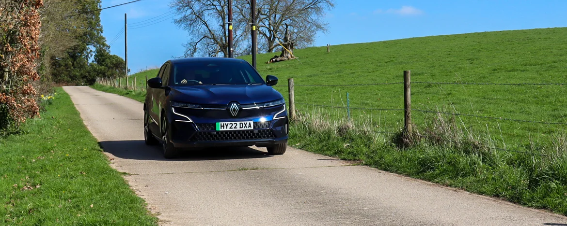 Renault Megane E-Tech driving