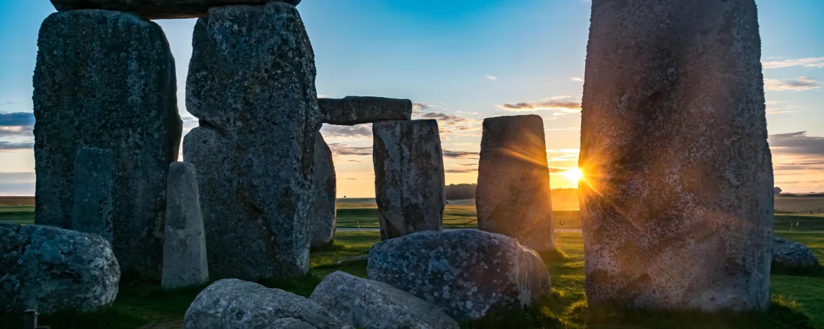 Stonehenge in the fading light