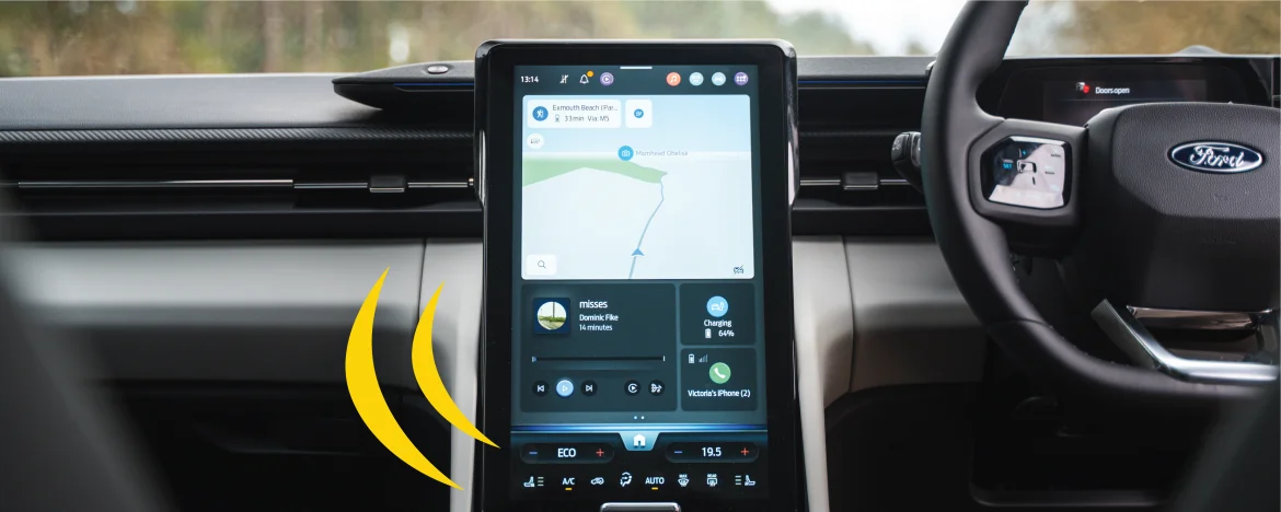 Ford Explorer infotainment screen