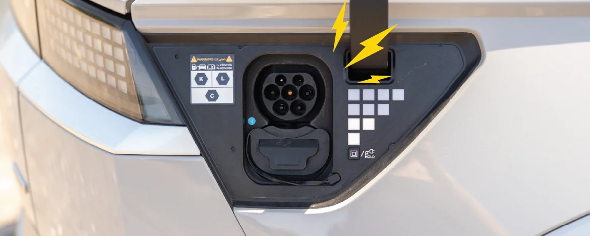 Hyundai IONIQ 5 charging point
