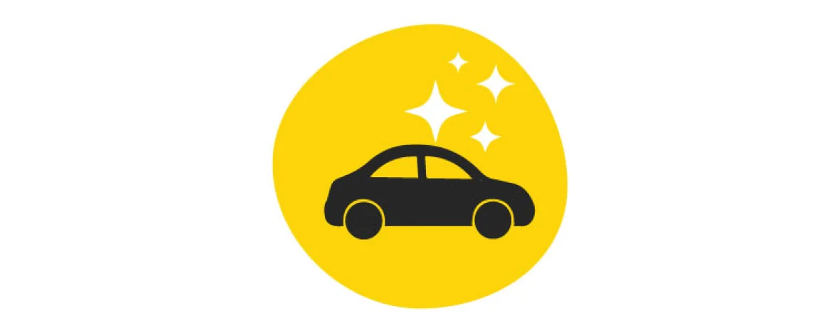 Clean your car monthly