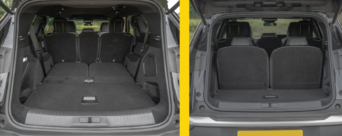 Peugeot 5008 boot