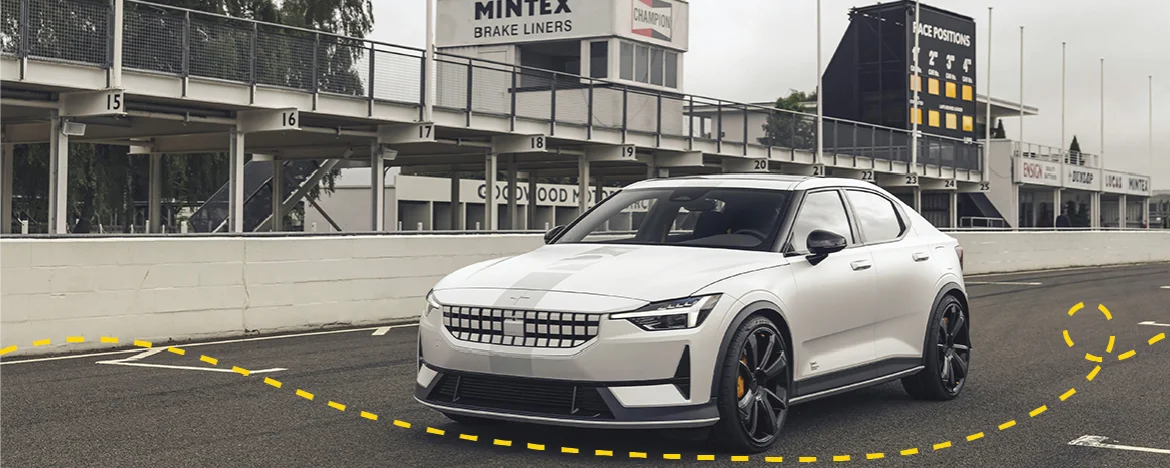Polestar 2 at Goodwood