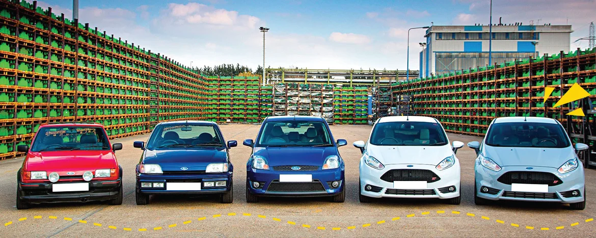 Ford Fiesta through the years