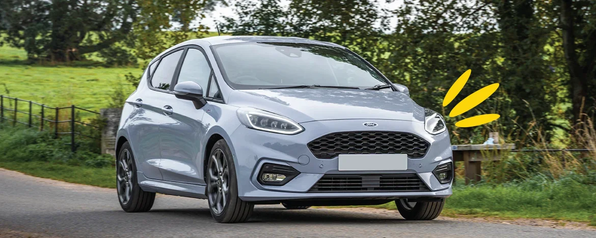 Ford Fiesta ST-Line driving