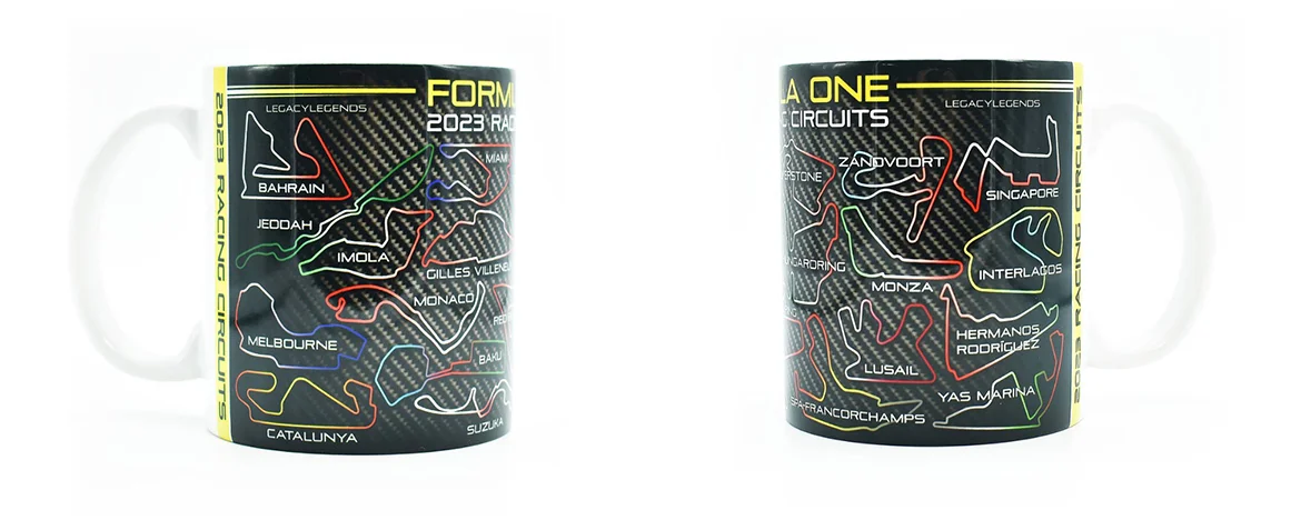 Formula 1 2024 circuits mug