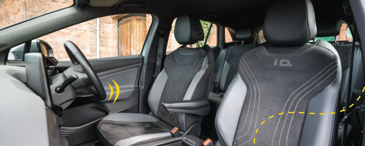 Interior of the Volkswagen ID.4