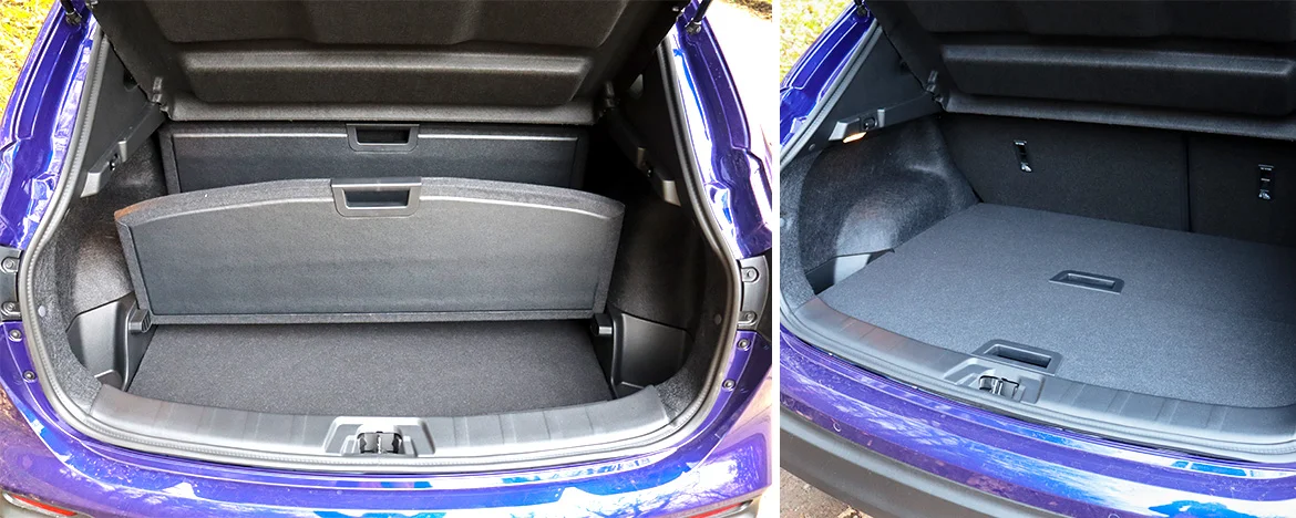 Nissan Qashqai boot space