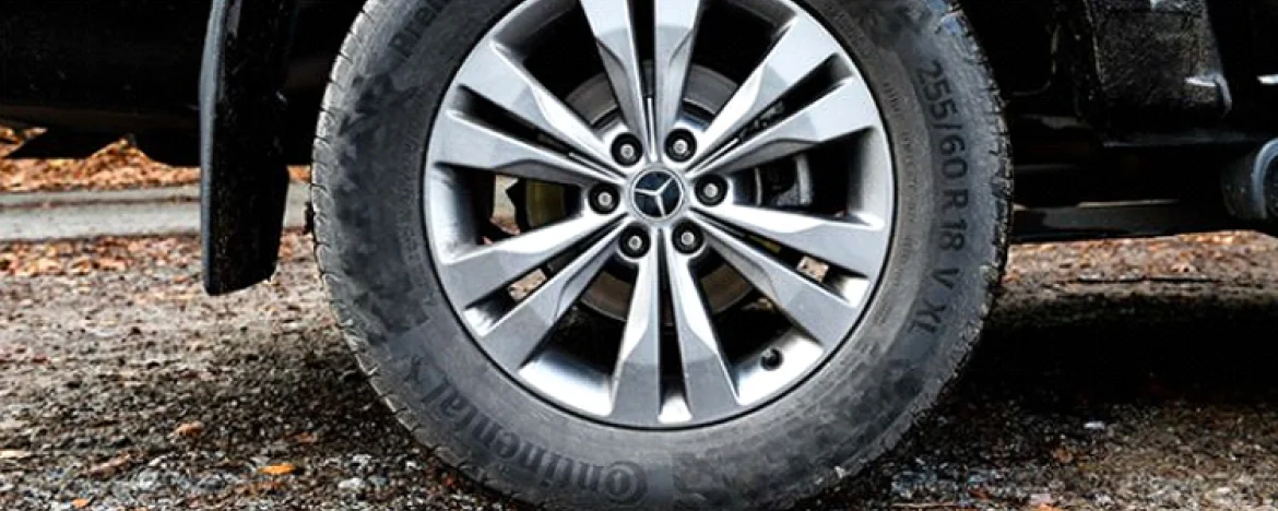 Mercedes-Benz X-Class wheel close up