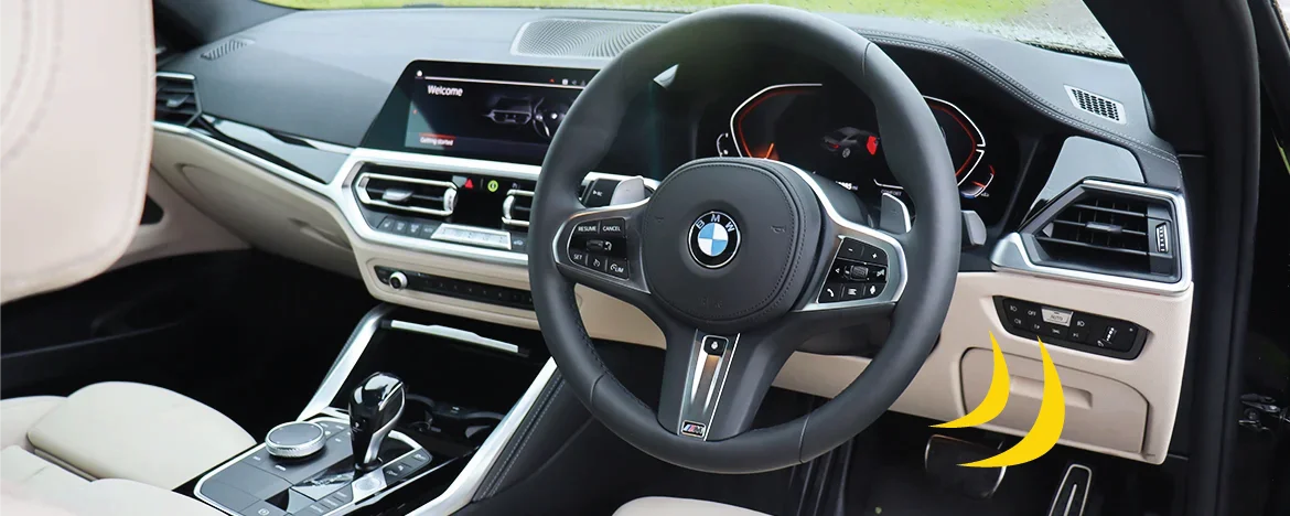 BMW 4 Series interior drivers seat