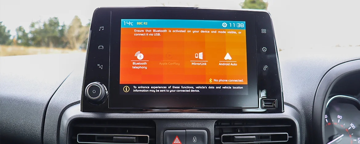 Citroen Berlingo touch screen