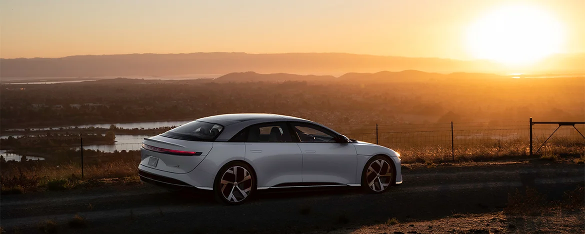 Lucid Air rear view