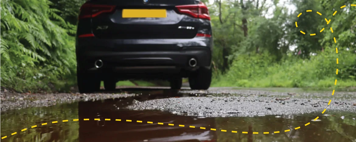 avoid standing water and puddles 