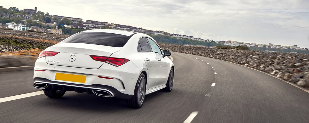 Mercedes-Benz CLA driving