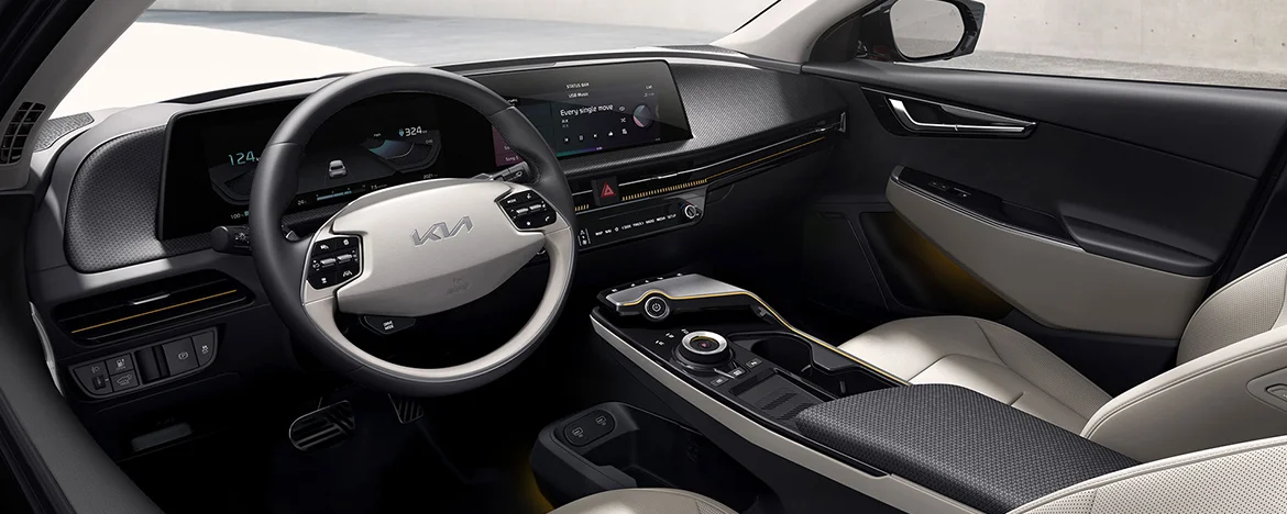New Kia EV6 interior
