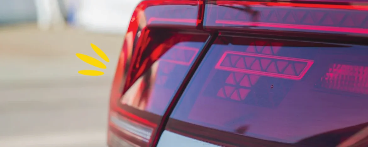 A car brake light