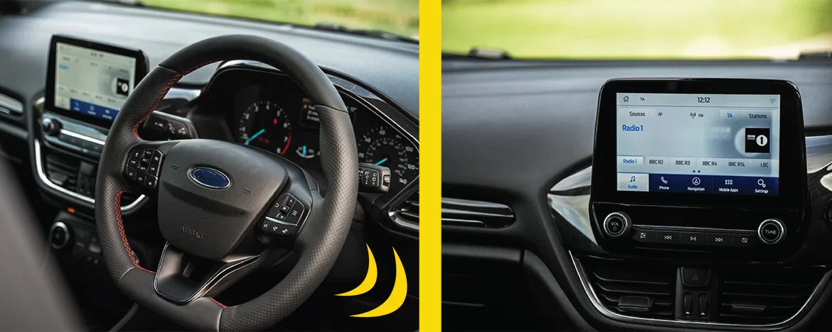 Ford Fiesta ST-Line interior shots