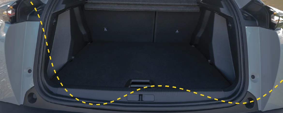 Peugeot 2008 boot