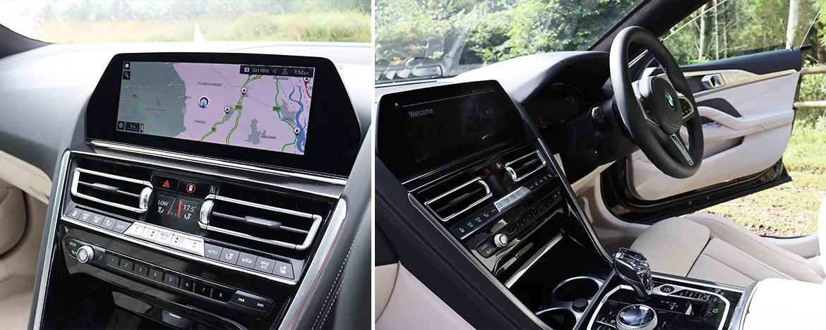 8 Series screen and cabin 