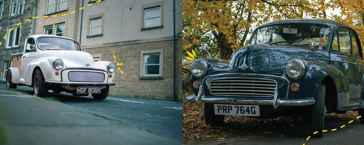 Morris Minor and Morris Truck