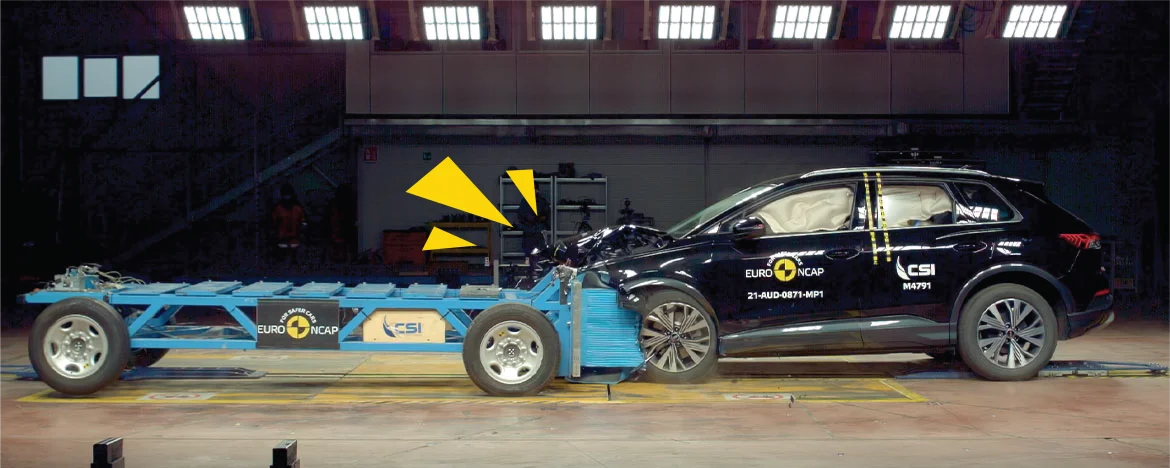 Euro NCAP crash test audi q4 e-tron