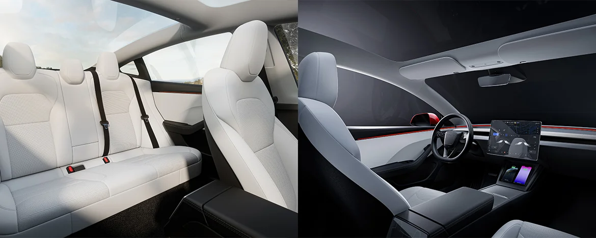 2024 Tesla Model 3 interior