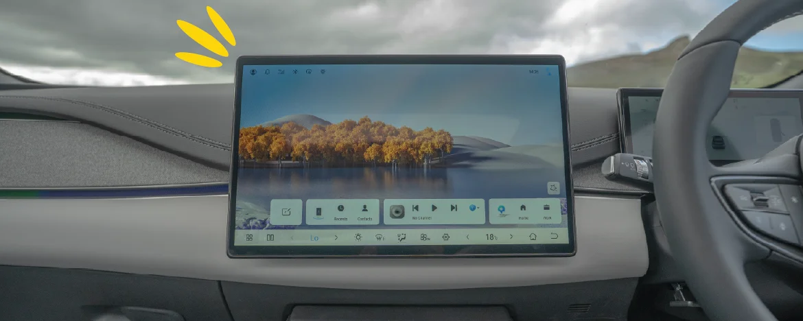 BYD SEAL 6 infotainment screen