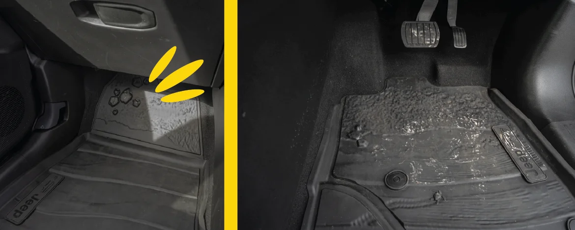 Jeep Compass rocky foot mats