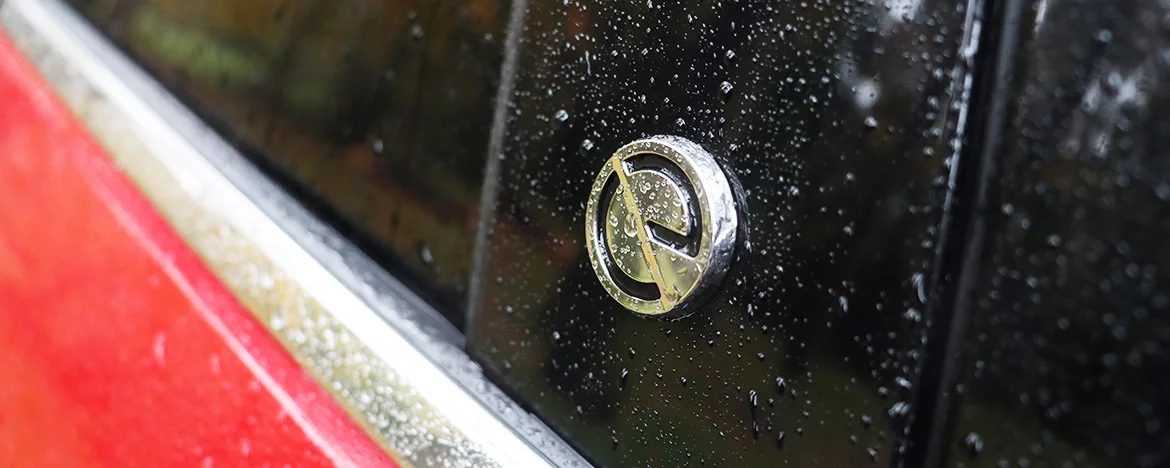 E badge on Vauxhall Corsa-e