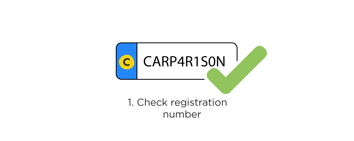 Check registration number