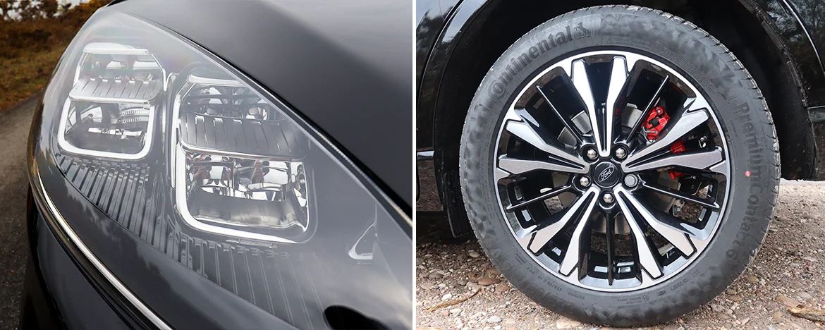 Ford Kuga ST Line alloys and lights