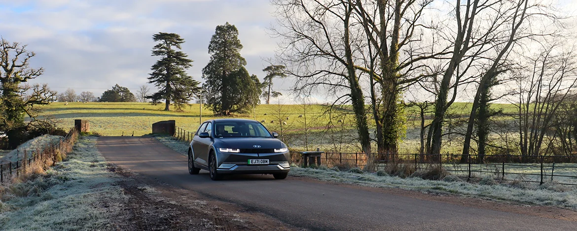 Hyundai Ioniq 5 driving