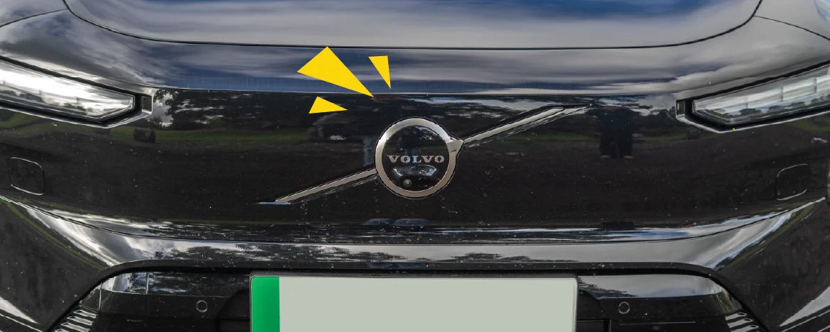 Volvo EX60 badge