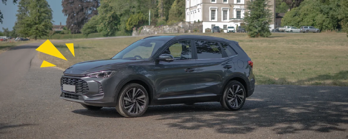 MG ZS parked up
