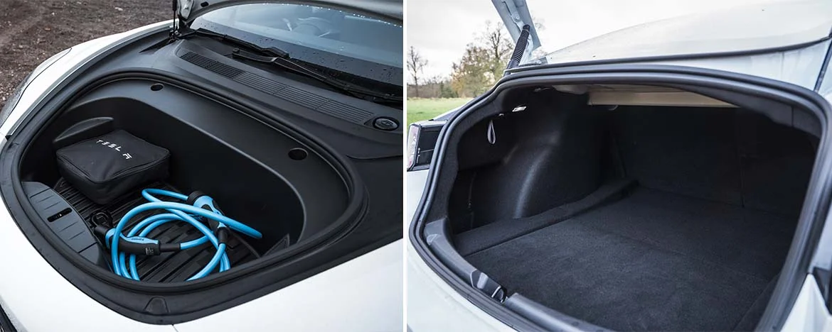 Tesla Model 3 boot space