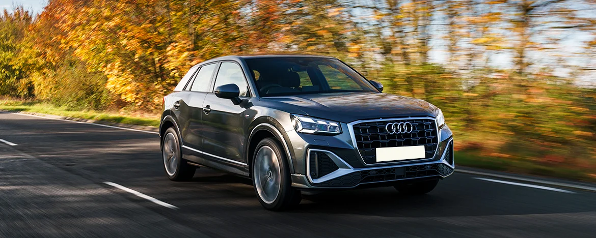 Audi Q2 driving