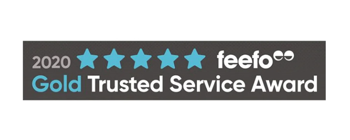2020 feefo gold trusted service award