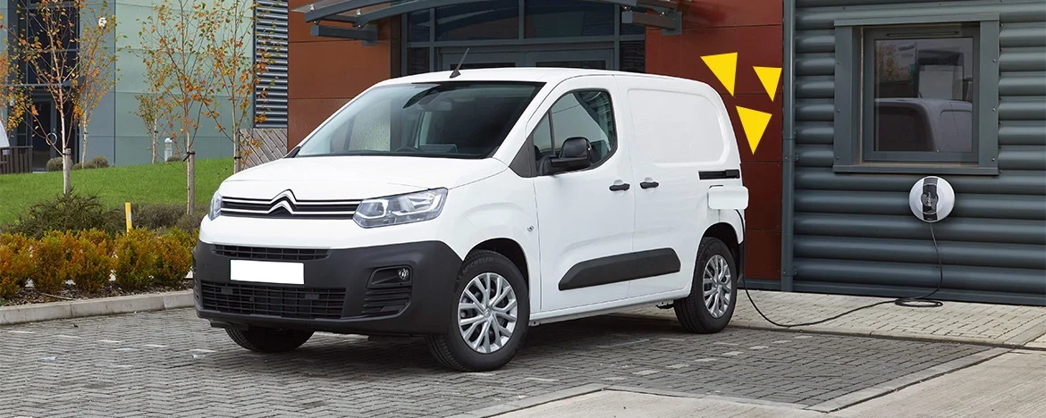 Citroen van charging
