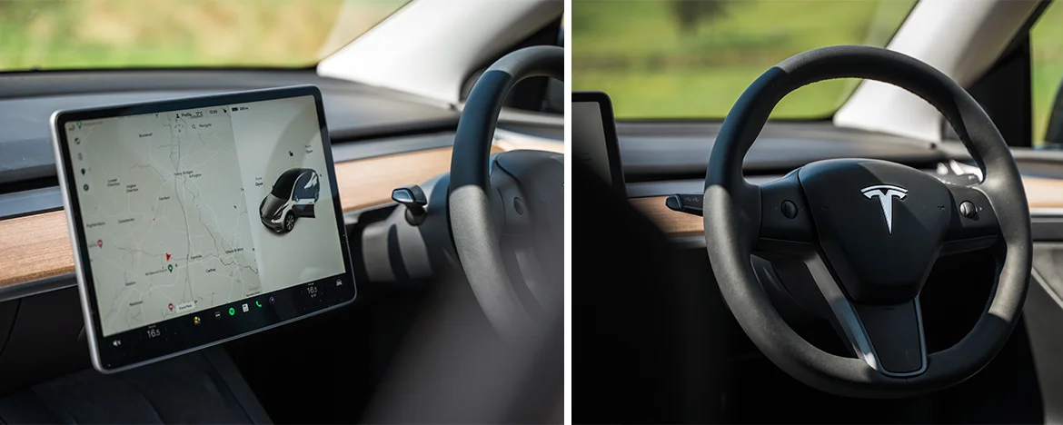 Tesla Model Y touchscreen