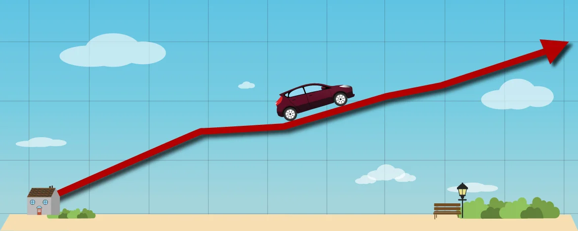car-driving-up-graph