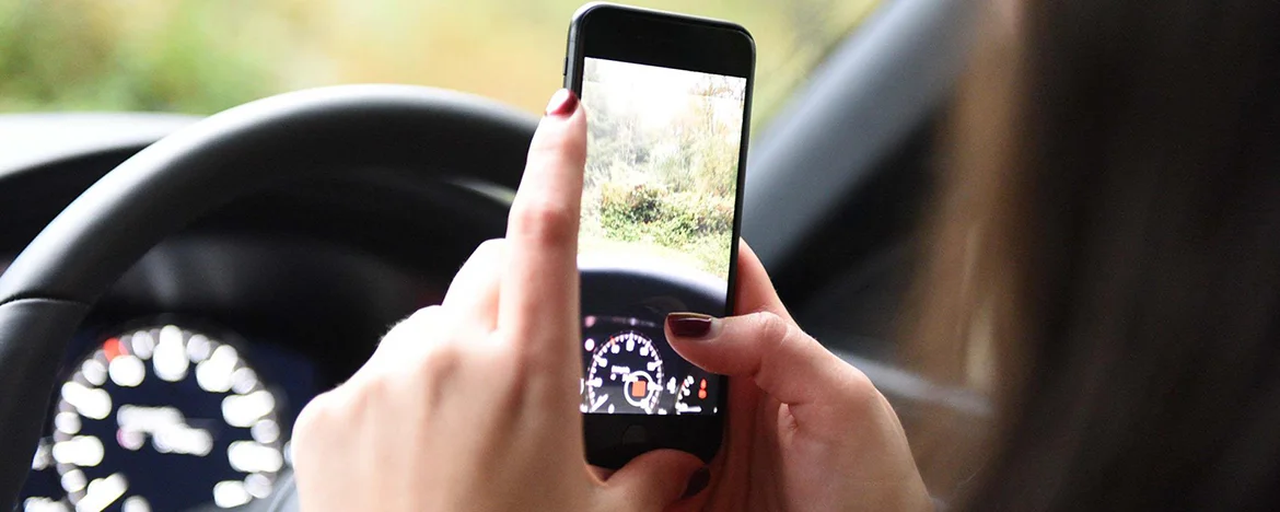 Mobile phone whilst driving