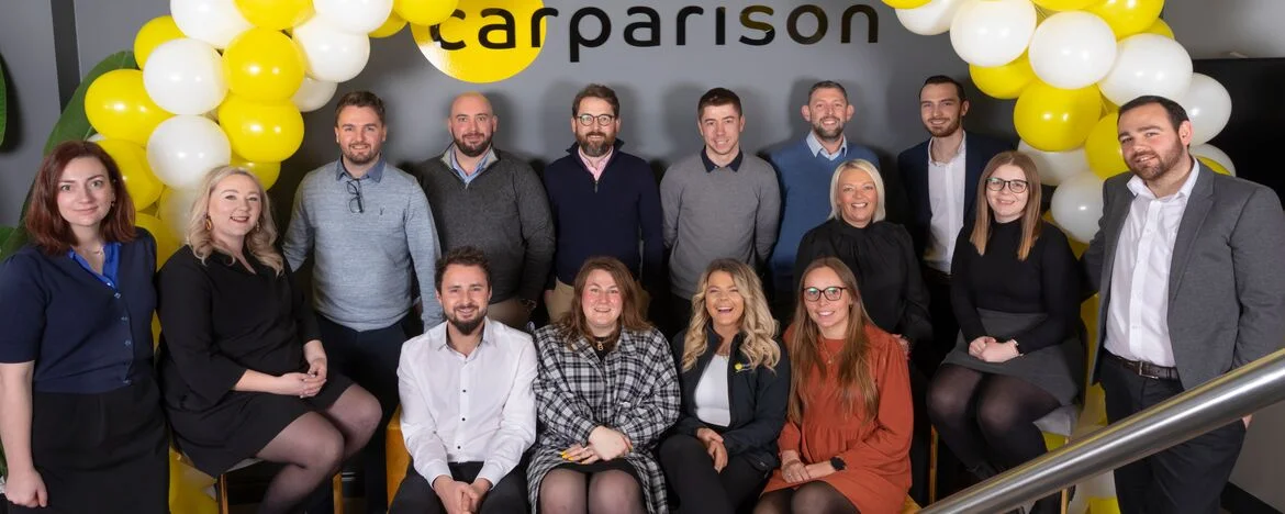 Carparison staff in new Marsh Barton office