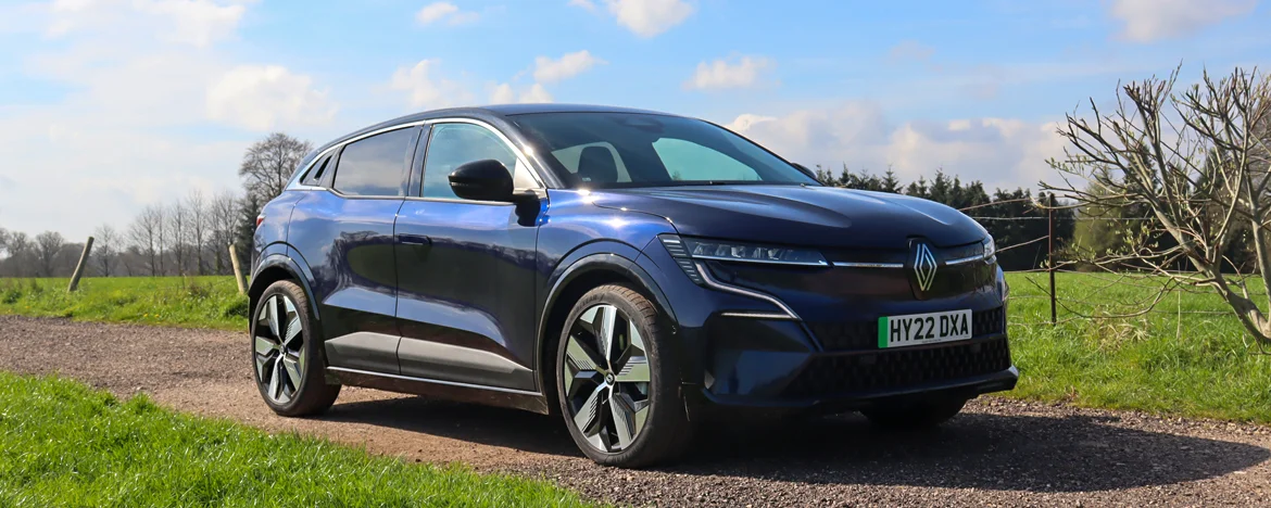 Renault Megane E-Tech techno parked