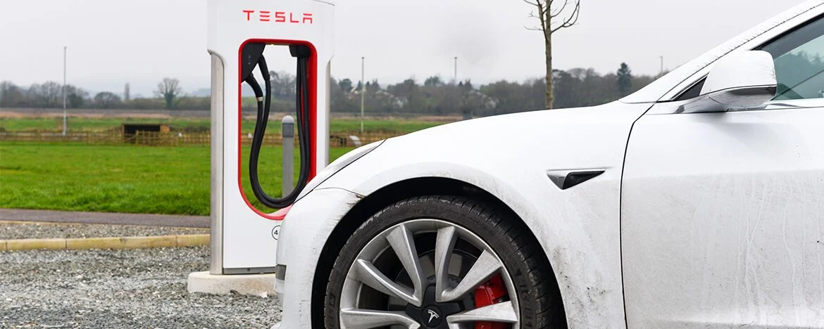 Tesla Supercharger in Devon