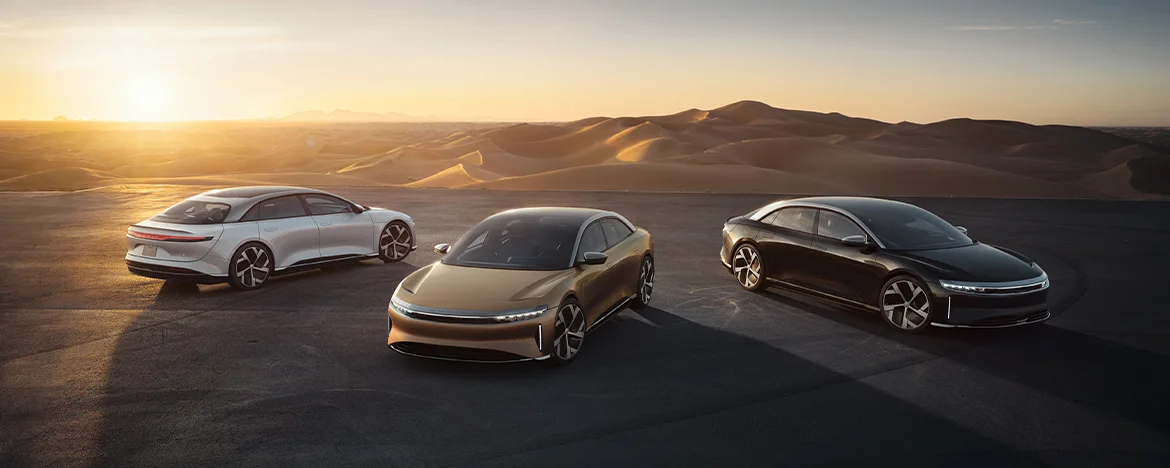 Lucid Air line up