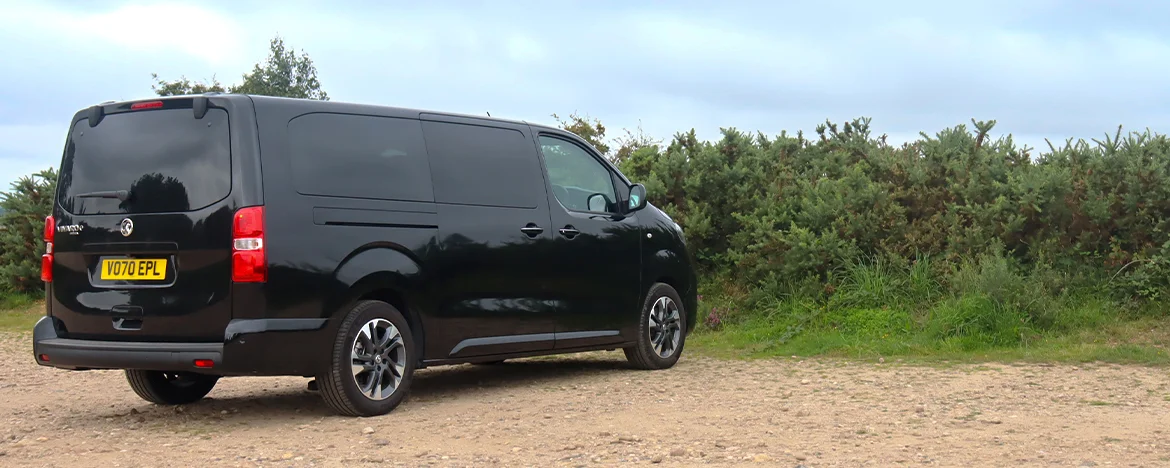 Vauxhall Vivaro-e parked side on