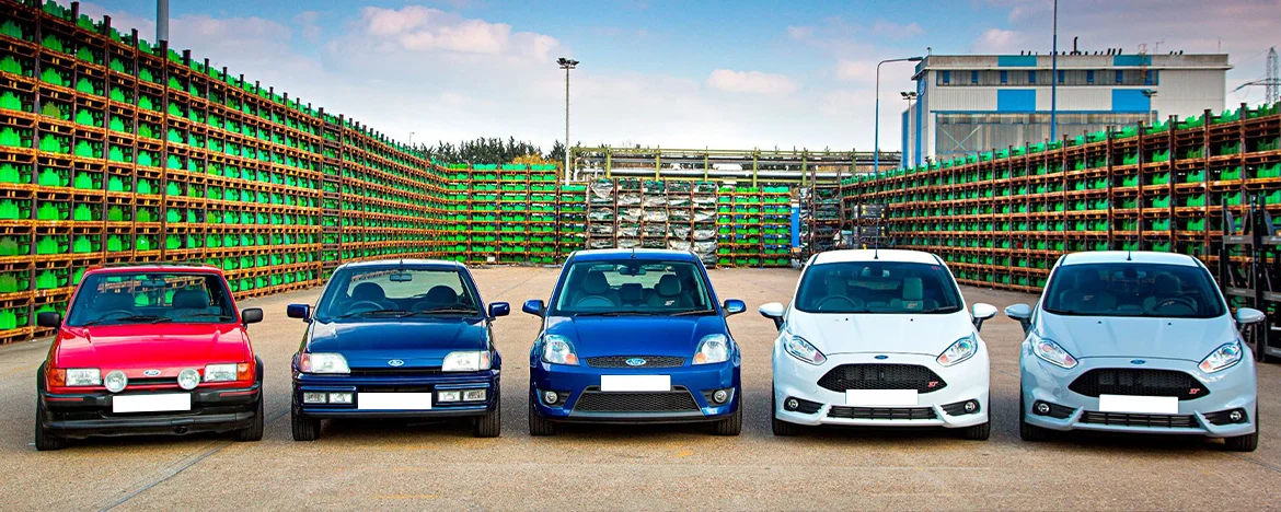 Ford Fiesta through the years
