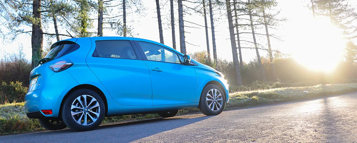 Renault Zoe early morning light